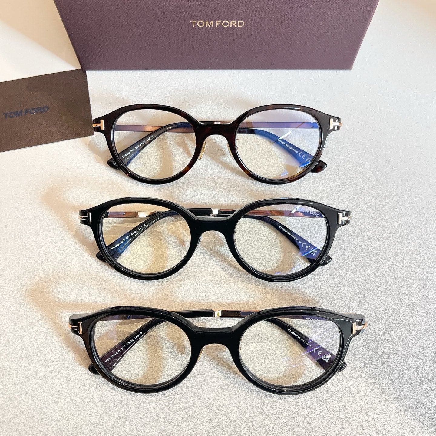 TOM FORD  TF6023-D-B SIZE：51口22-145