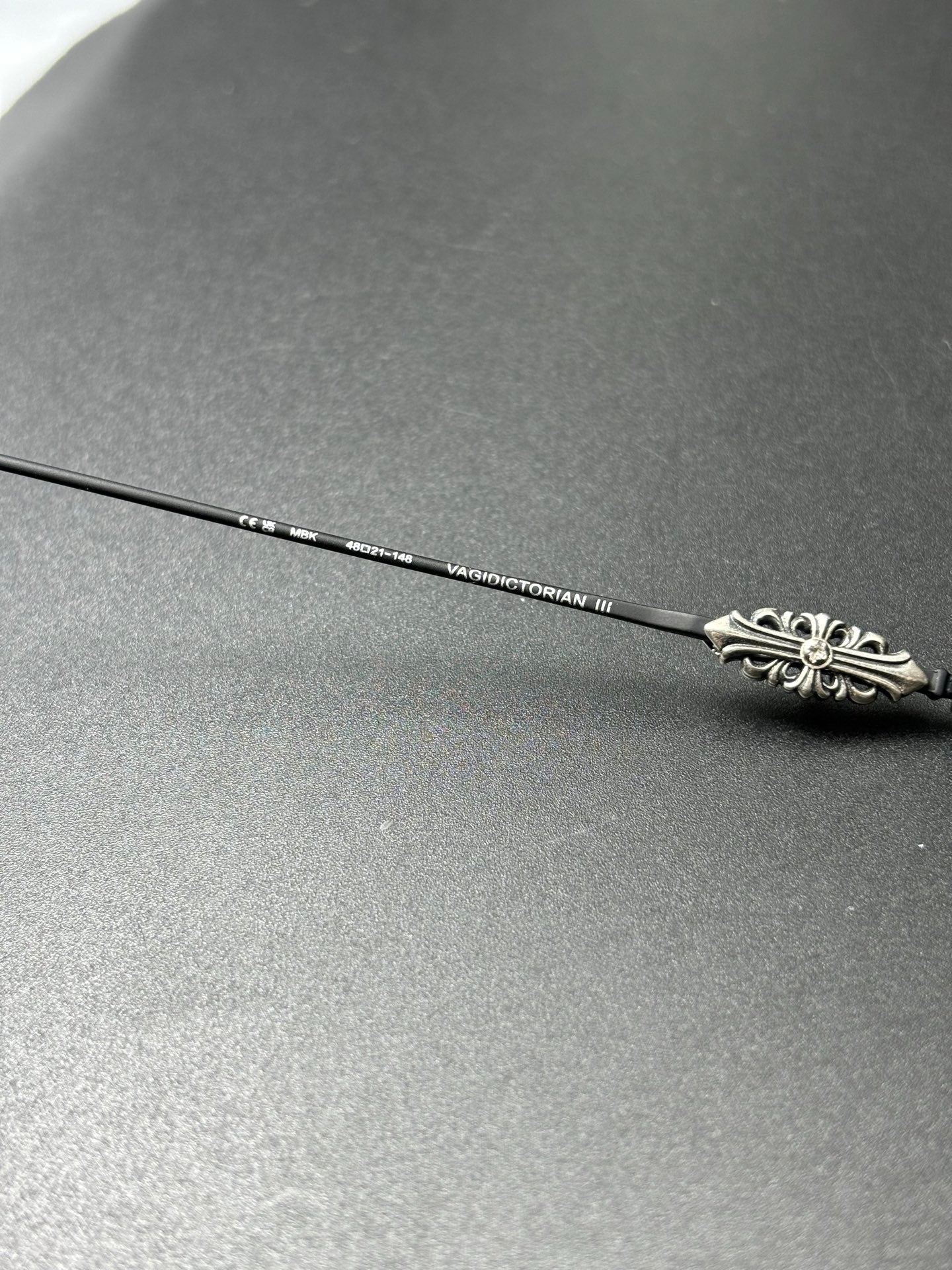 Chromehearts VAGIDICTORIAN III 925銀配件眼鏡 純鈦 男女全框眼鏡 size：48-21-148