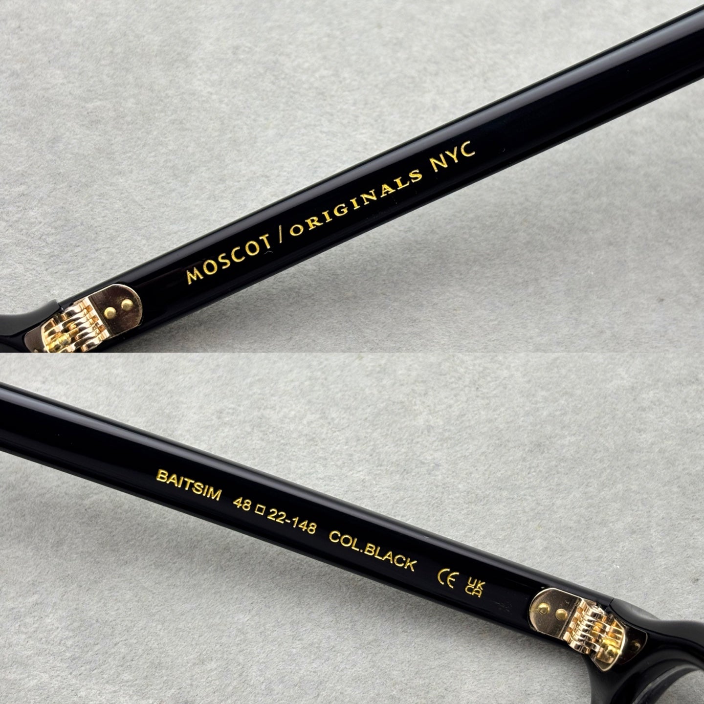 MOSCOT 男女款眼鏡 size：48-22-148總寬145框高48