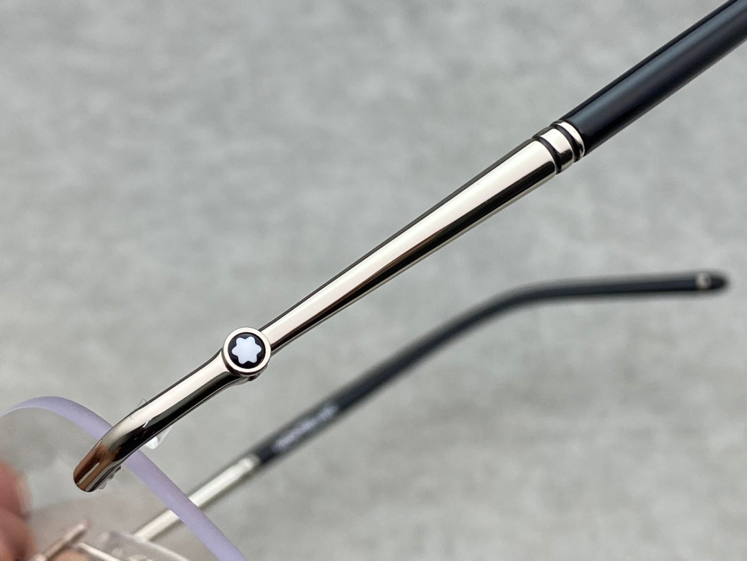 正品 MONT BLANC 男女商務款眼框 新品 size：56-17-145總寬145框高39